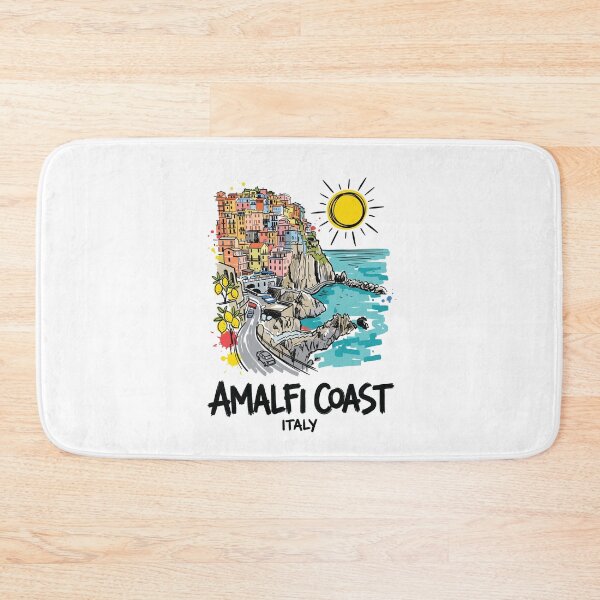 Item preview, Amalfi Coast Italy Coastal Travel Art designed and sold by Merch by Das Design Studio.