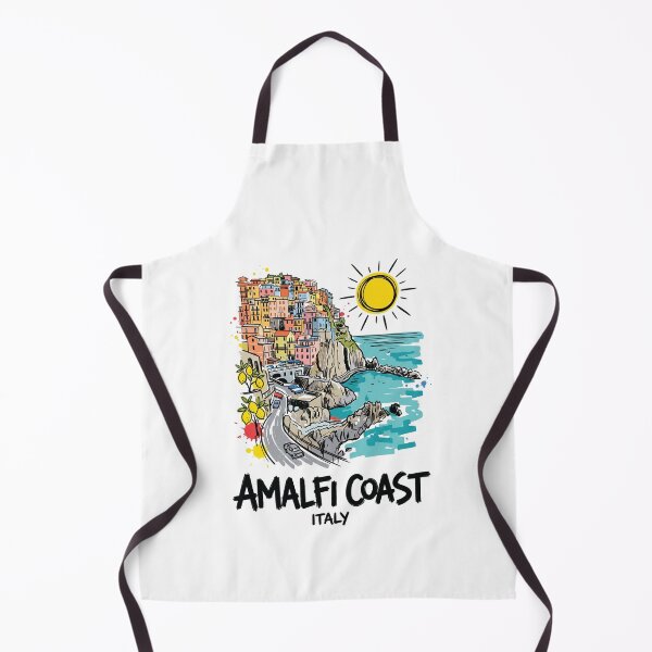 Item preview, Amalfi Coast Italy Coastal Travel Art designed and sold by Merch by Das Design Studio.