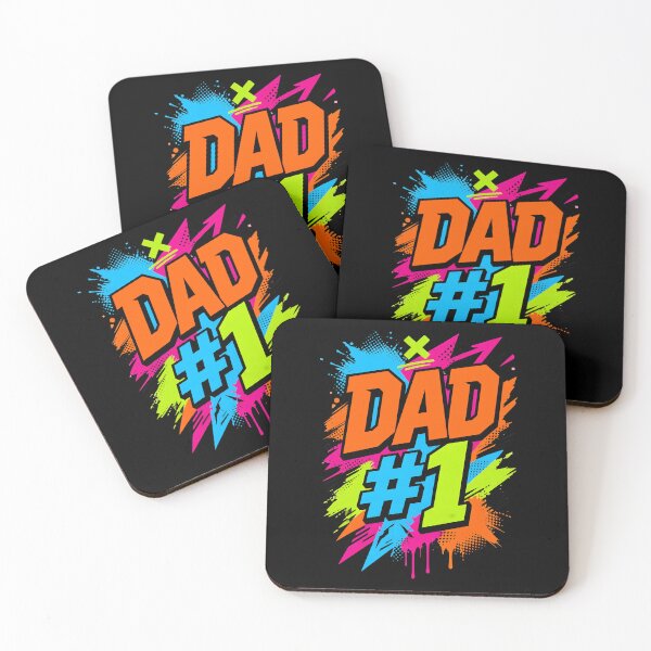 Item preview, Dad #1 Bold Streetwear Graffiti Typography Gift designed and sold by Artycom.