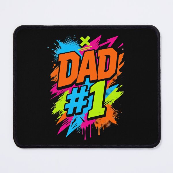 Item preview, Dad #1 Bold Streetwear Graffiti Typography Gift designed and sold by Artycom.