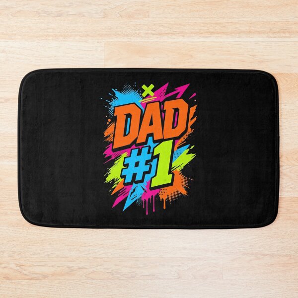 Item preview, Dad #1 Bold Streetwear Graffiti Typography Gift designed and sold by Artycom.