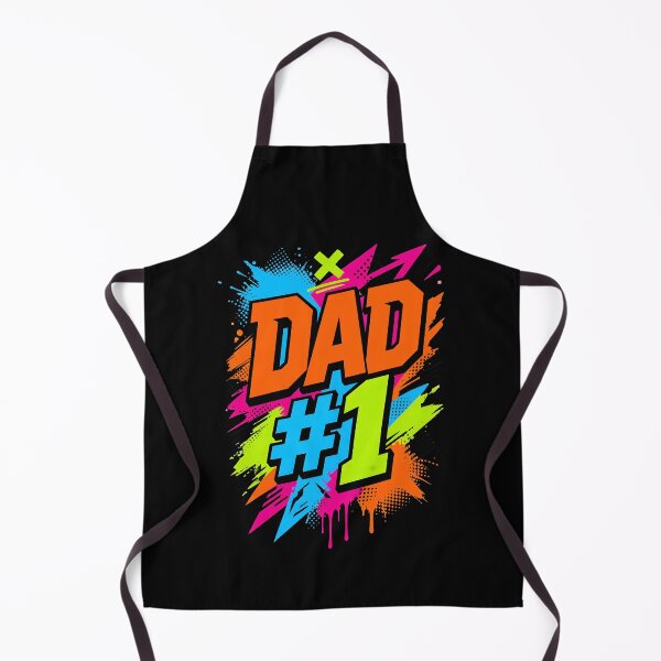 Item preview, Dad #1 Bold Streetwear Graffiti Typography Gift designed and sold by Artycom.