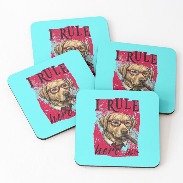 Item preview, Labrador Retriever Cigar Mafia Boss - I Rule Here designed and sold by PixelsPaws.