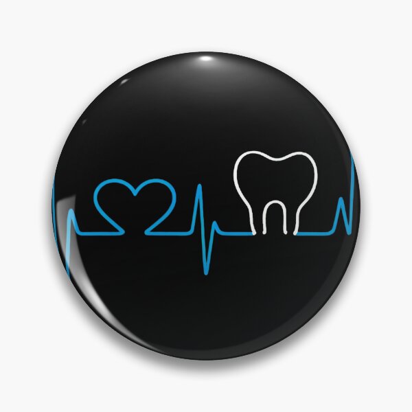 Item preview, Dental Heartbeat Tooth ECG Design designed and sold by corlobfrin.