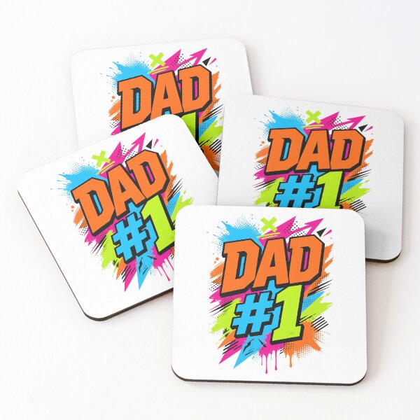 Item preview, Dad #1 Bold Streetwear Graffiti Typography Gift designed and sold by Artycom.