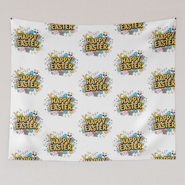 Item preview, Joyful Easter Vibrant 3D Rainbow Celebration designed and sold by MeanMachine603.