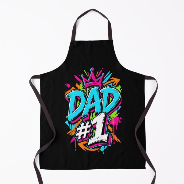 Item preview, Dad #1 Bold Streetwear Graffiti Typography Gift designed and sold by Artycom.