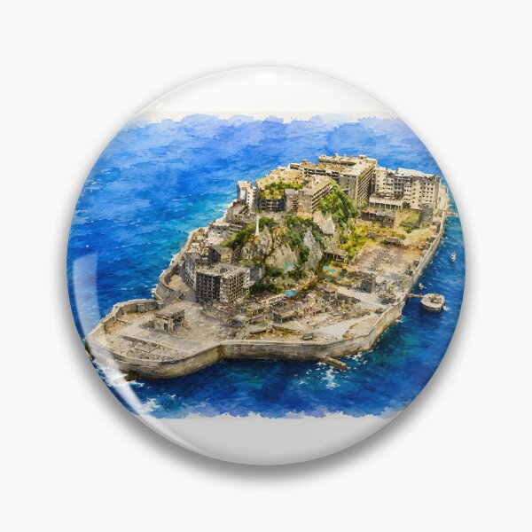 Item preview, Gunkanjima Hashima Island designed and sold by HOMETOWN86.