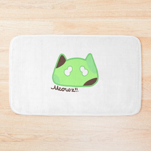 Item preview, Cute Shocked Mint Chocolate Chip Pudding Cat designed and sold by Meowz Puddings.