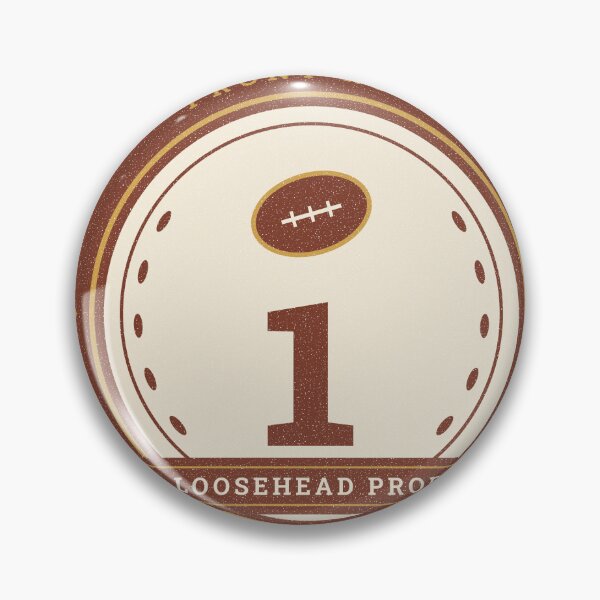 Item preview, Loosehead Prop Rugby Number 1 Vintage Front Row Badge designed and sold by sca09.