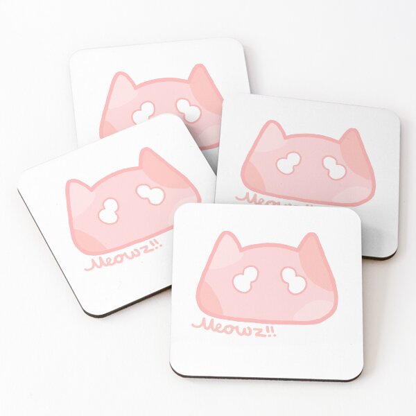 Item preview, Cute Shocked Strawberry Pudding Cat designed and sold by Meowz Puddings.
