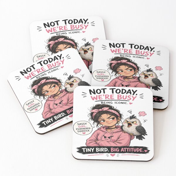Item preview, Not Today We're Busy Being Iconic - Sassy Girl Angry Bird Graphic designed and sold by Sushikidsntoddlers.