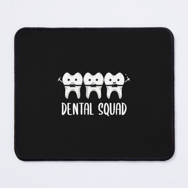 Item preview, Dental Squad Braces Teeth Cartoon Design designed and sold by staggsjmasudiu.