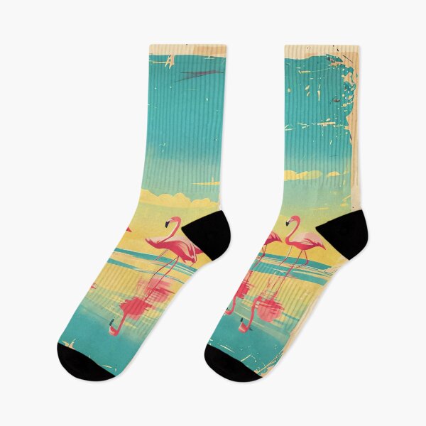Item preview, Midday Flamingo Lagoon designed and sold by ONYX Pixee.