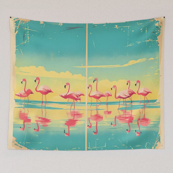 Item preview, Midday Flamingo Lagoon designed and sold by ONYX Pixee.