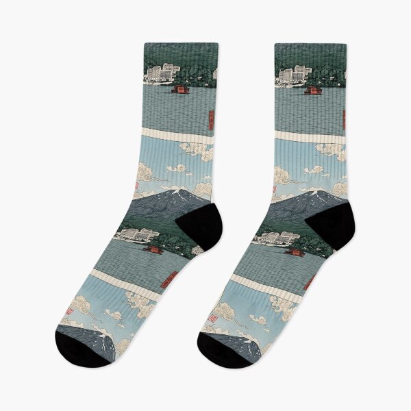 Item preview, Mount Fuji Lake – Japan Modern Ukiyo-e Print designed and sold by JAPANCE STUDIO.