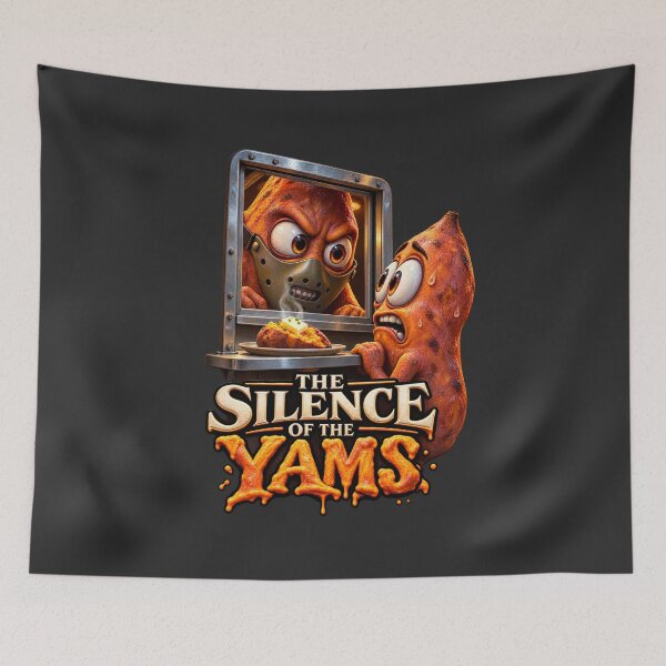 Item preview, Funny Sweet Potato Horror Pun | Nervous Yam Cartoon designed and sold by PopCulturePixel.
