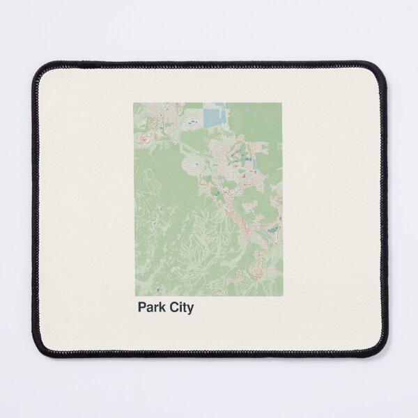 Item preview, Park City Minimalistic Map Art designed and sold by MapsNerd.