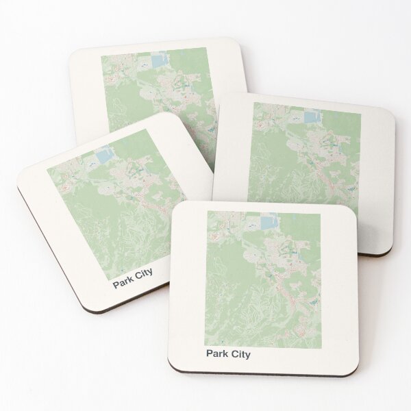 Item preview, Park City Minimalistic Map Art designed and sold by MapsNerd.