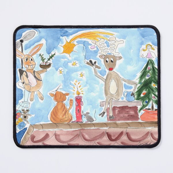 Item preview, Christmas, Weihnachten, Christmas-Party, Roof-Party, Reindeer Rudolph, Rabbit designed and sold by Anke‘s Bazaar.