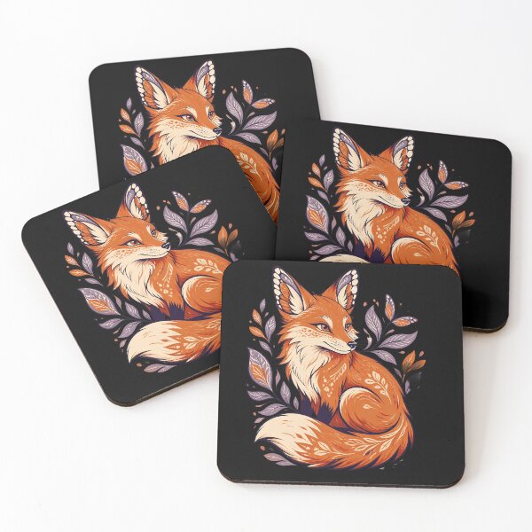 Item preview, Woodland Wildling: Butterfly-Wing Fox Portrait designed and sold by Fun2Fentastic.