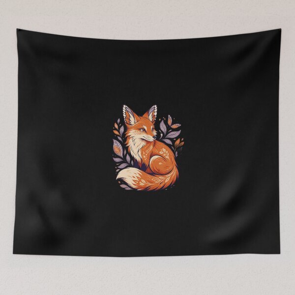 Item preview, Woodland Wildling: Butterfly-Wing Fox Portrait designed and sold by Fun2Fentastic.