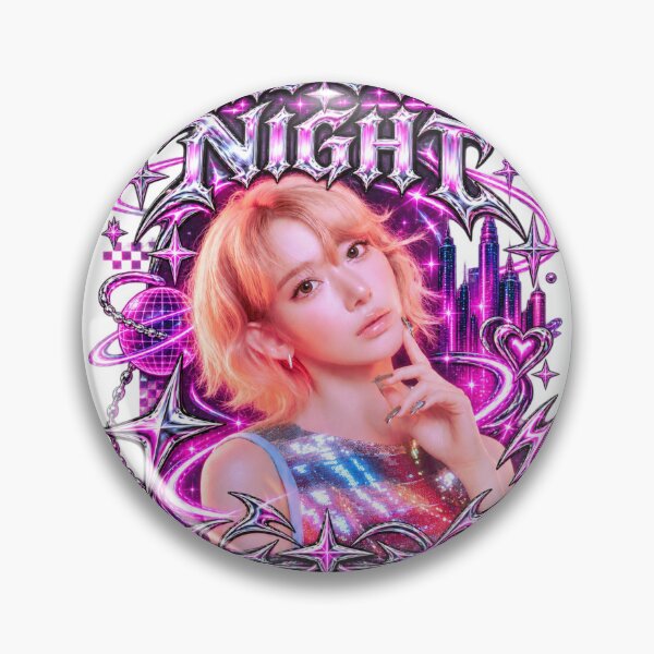 Item preview, Sakura LE SSERAFIM Cyberpunk Poster | Made My Night Pink Orbit designed and sold by Valereekmerch.