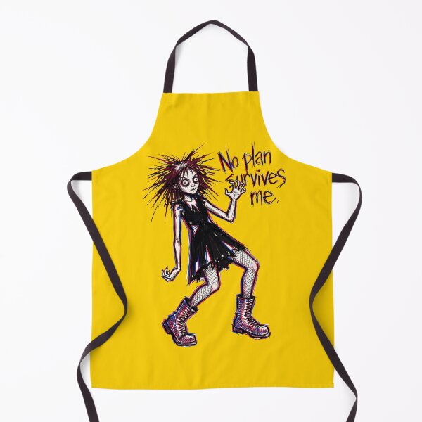 Item preview, No Plan Survives Me: Goth Punk Chaos Gremlin Print designed and sold by FreiherrPK.