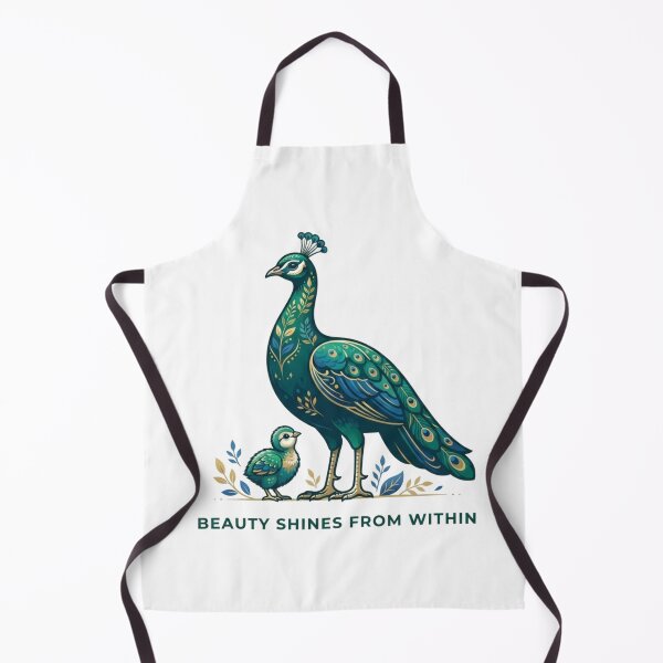 Item preview, Beauty Shines From Within | Peacock Art & Apparel designed and sold by Wildlife Wonders.