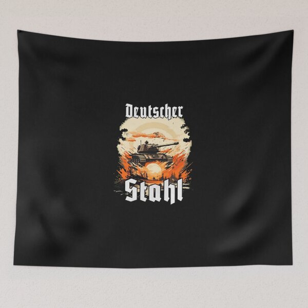 Item preview, Deutscher Stahl Tank Sunset Illustration designed and sold by staggsjmasudiu.