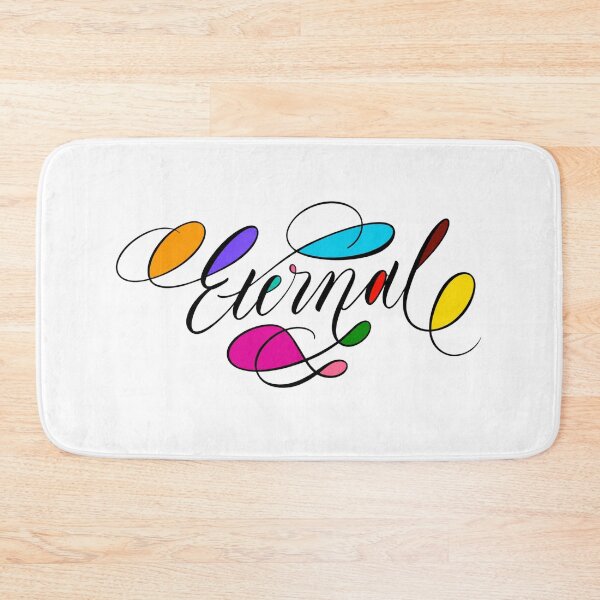Item preview, Eternal – Handmade Calligraphy Typography Design designed and sold by Neha-Daily-Art.