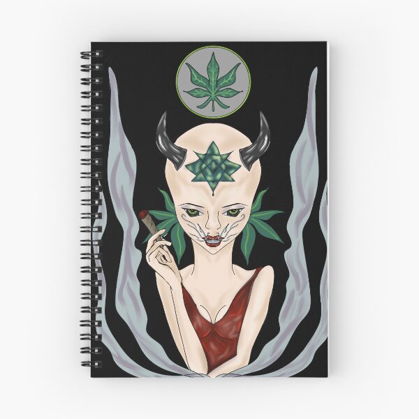 Item preview, Mystic Cannabis Demon – Alien Smoke Art designed and sold by Kmaciulyte94.