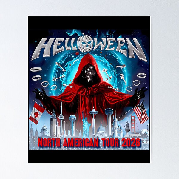 Item preview, North American Helloween Tour 2026 designed and sold by Ballooonfisher.
