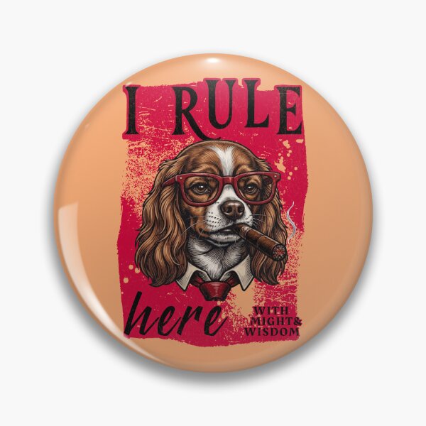 Item preview, Cocker Spaniel Cigar Mafia Boss - I Rule Here designed and sold by PixelsPaws.