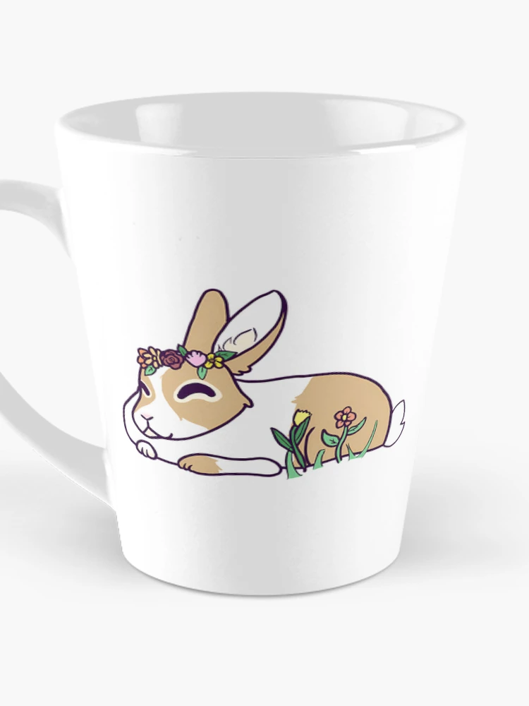 Thumbnail 3 of 4, Coffee Mug, Spring Floral Rabbit designed and sold by MeanMachine603.
