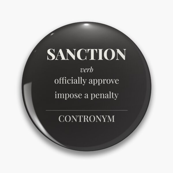 Item preview, Sanction Contronym Definition Funny English Teacher Gift designed and sold by incognipress.