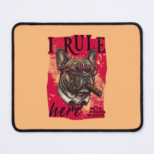 Item preview, French Bulldog Cigar Mafia Boss - I Rule Here designed and sold by PixelsPaws.