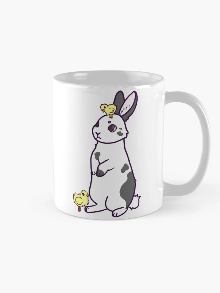 Thumbnail 3 of 6, Coffee Mug, Spring Rabbit With Chicks designed and sold by MeanMachine603.