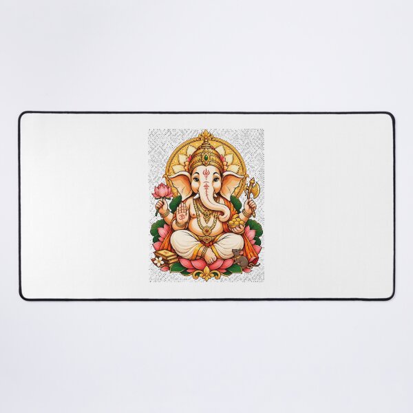 Item preview, Lord Ganesha Ekadanta – Indian Spiritual Lotus Art designed and sold by Dr. Heartbeat.