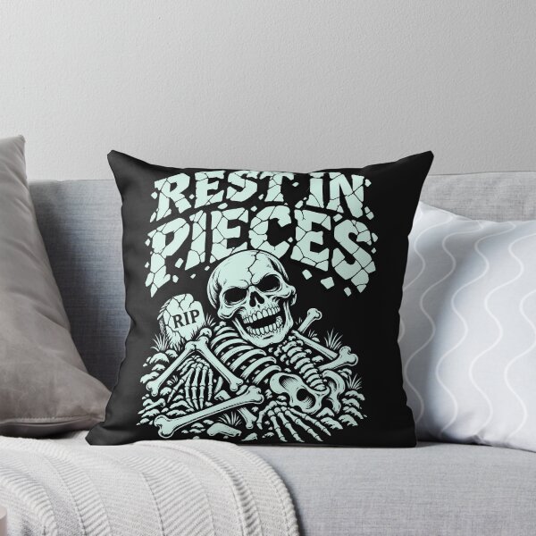 Item preview, Rest in Pieces Skeleton Halloween Graveyard designed and sold by IdentityinInk.