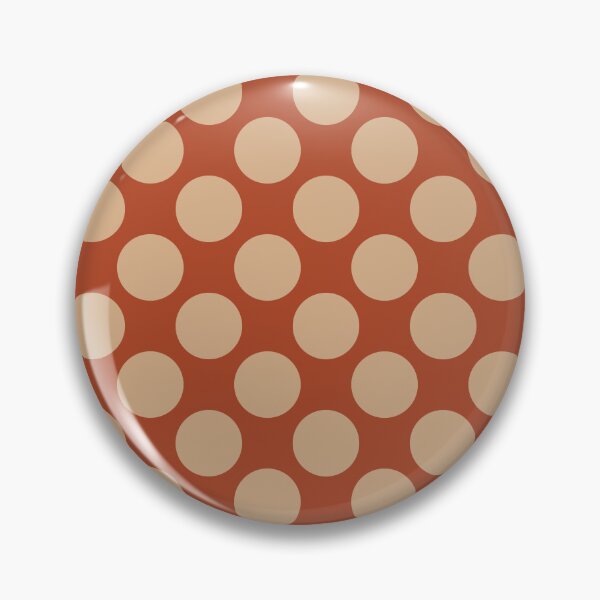Artikelvorschau, Nahtloses Muster in Terrakotta-Creme mit Polka-Dots entworfen und verkauft von BigDigital.