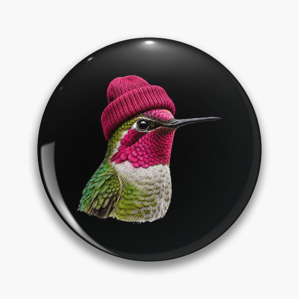 Item preview, 90's Anna Hummingbird Wearing Beanie Bird Lover designed and sold by nryum.