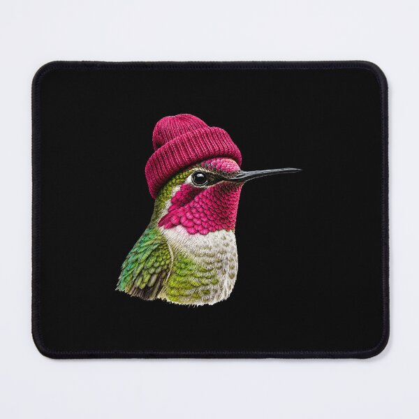 Item preview, 90's Anna Hummingbird Wearing Beanie Bird Lover designed and sold by nryum.
