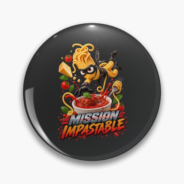 Item preview, Mission Impastable | Funny Spaghetti Spy Pasta designed and sold by PopCulturePixel.