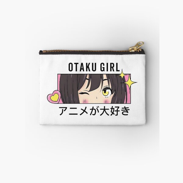 Item preview, Cute Winking Otaku Anime Girl Eyes Design designed and sold by artworkathome.