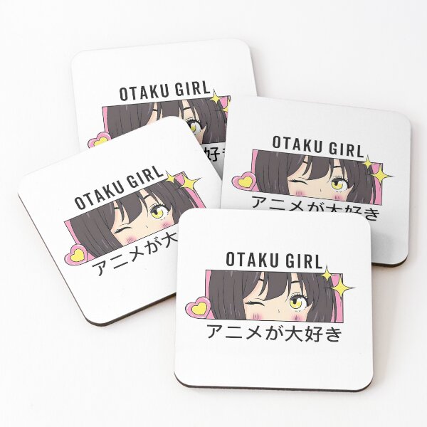 Item preview, Cute Winking Otaku Anime Girl Eyes Design designed and sold by artworkathome.