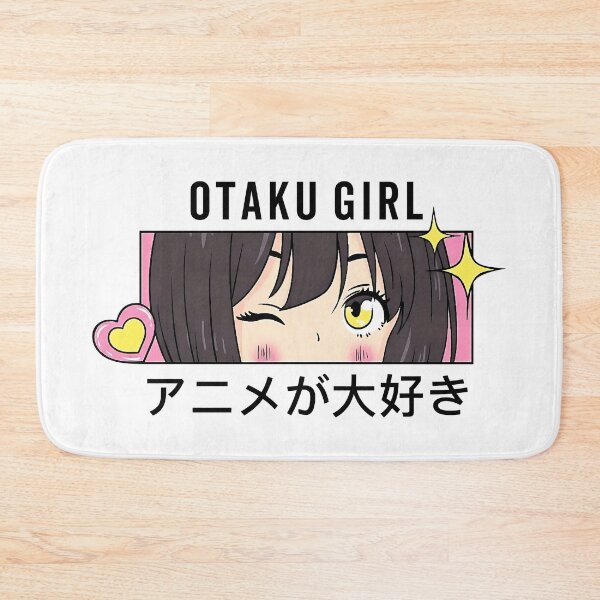 Item preview, Cute Winking Otaku Anime Girl Eyes Design designed and sold by artworkathome.