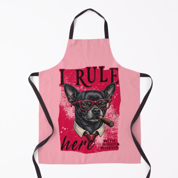 Item preview, Black Chihuahua Cigar Mafia Boss - I Rule Here designed and sold by PixelsPaws.