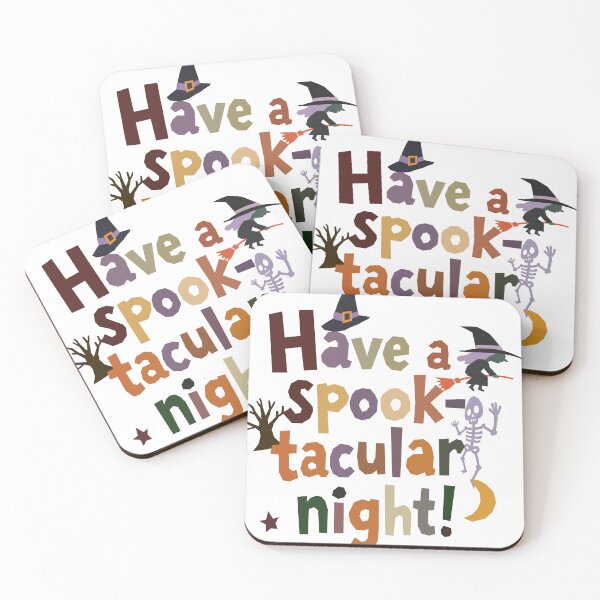 Item preview, Have a Spook-tacular Night Halloween Witch Design designed and sold by maewjpho.