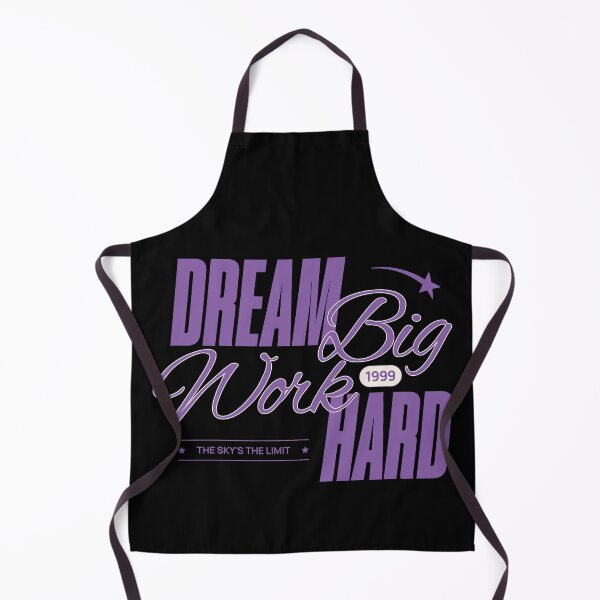 Item preview, Dream Big Work Hard Motivational T-Shirt, Purple Aesthetic Quote designed and sold by baretyas.